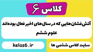 آتش‌فشان‌هایی که در سال‌های اخیر فعال بوده‌اند
