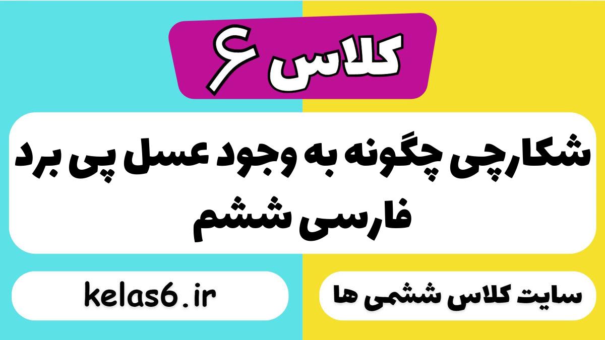 شکارچی چگونه به وجود عسل پی برد فارسی ششم